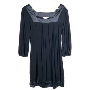 White House Black Market Black Long Sleeve Dress